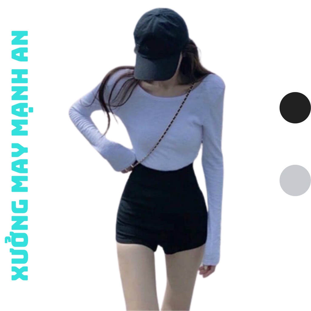 Quần short đùi nữ biker Legging Cạp Cao Khóa Sau Nâng Mông Co Giãn Ôm Mông bigsize chất umi hàn xuongmaythoitrangcongso
