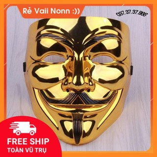 [RẺ VÔ ĐỊCH] MẪU MẶT NẠ HACKER VÀNG BÓNG ANONYMOUS 2020 HÀNG NHẬP KHẨU LOẠI 1 CHẤT SƠN ĐẸP BÓNG -  siêu chất