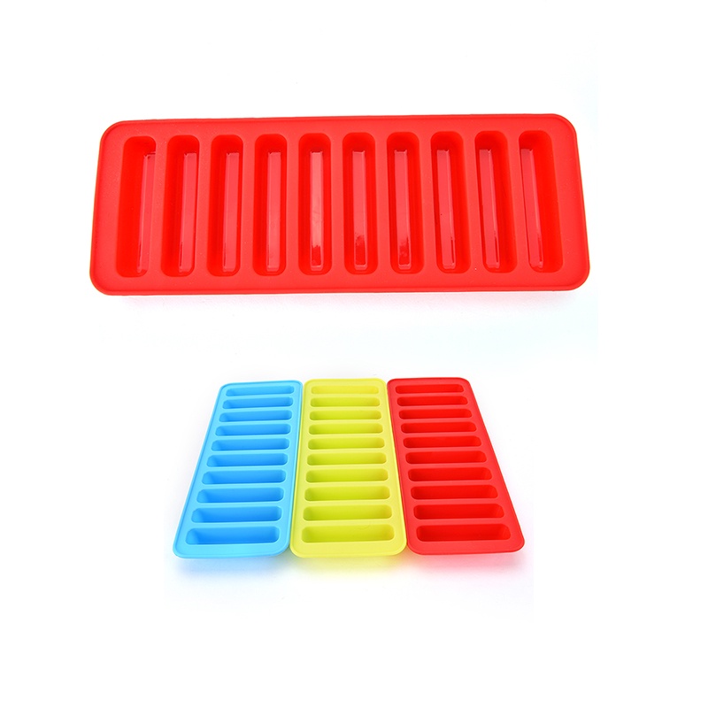 Khuôn silicon làm đá/ sô cô la/ bánh quy dạng thanh trụ chất lượng cao