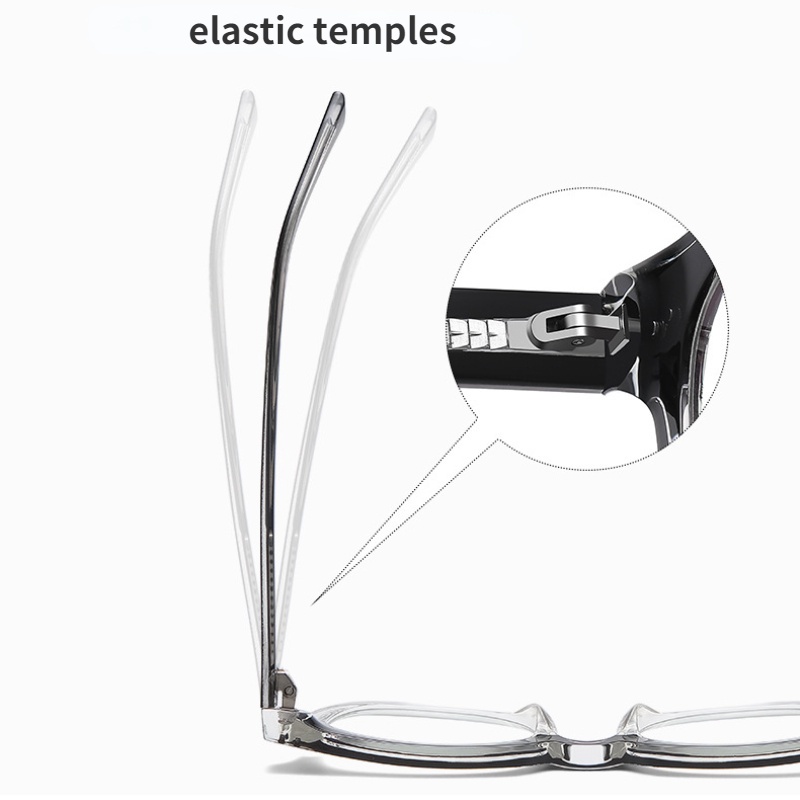 Mắt Kính Gọng Vuông Màu Gradient Chống Ánh Sáng Xanh Thời Trang Đơn Giản