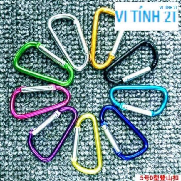 Móc khoá treo- Nhôm Carabiner- Giao đúng hàng như ảnh.