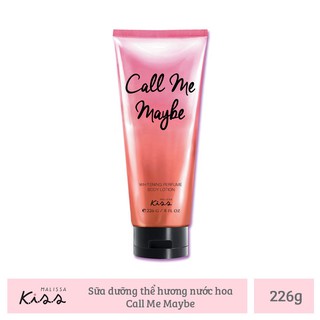 Sữa dưỡng trắng da toàn thân Malissa Kiss hương nước hoa 226g - Call Me Maybe