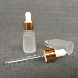 100 chai tinh dầu 10ml xi mờ ( bóp trắng khoen vàng )