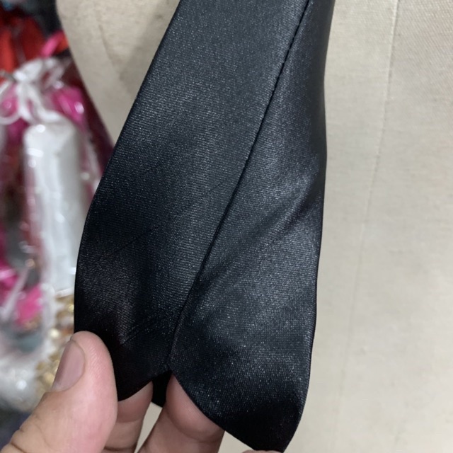 Cà vạt nam nữ bản nhỏ 6cm x36 cm - cà vạt thắt sẵn dây thun Việt nam sản xuất