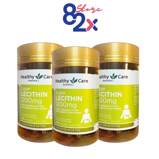 Mầm Đậu Nành Healthy Care Super Lecithin 1200mg Úc Chính Hãng 100 Viên Uống Tăng Vòng 1