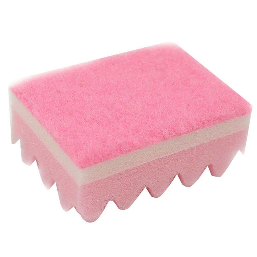 Set 5 miếng xốp rửa chén sợi nhỏ mềm mại màu ngẫu nhiên