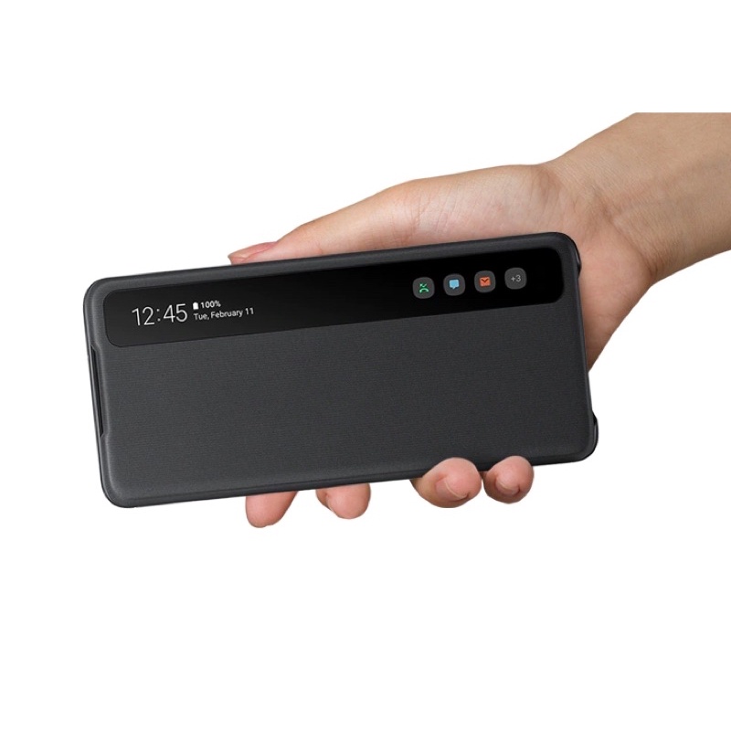 Chính hãng-Bao da Smart Clear View Cover cho điện thoại Samsung Galaxy S20+/ S20+ 5G