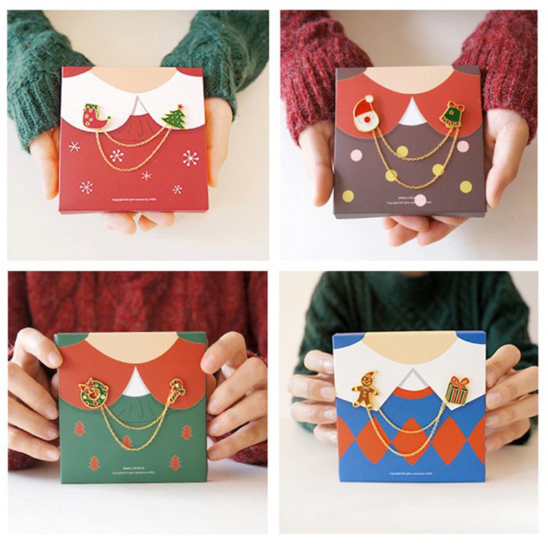 CREATIVE Trâm Cài Áo Hình Giáng Sinh Sáng Tạo 1 Cái