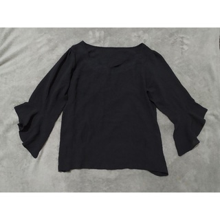 Pass đồ cá nhân / Áo voan tay loe đen size M