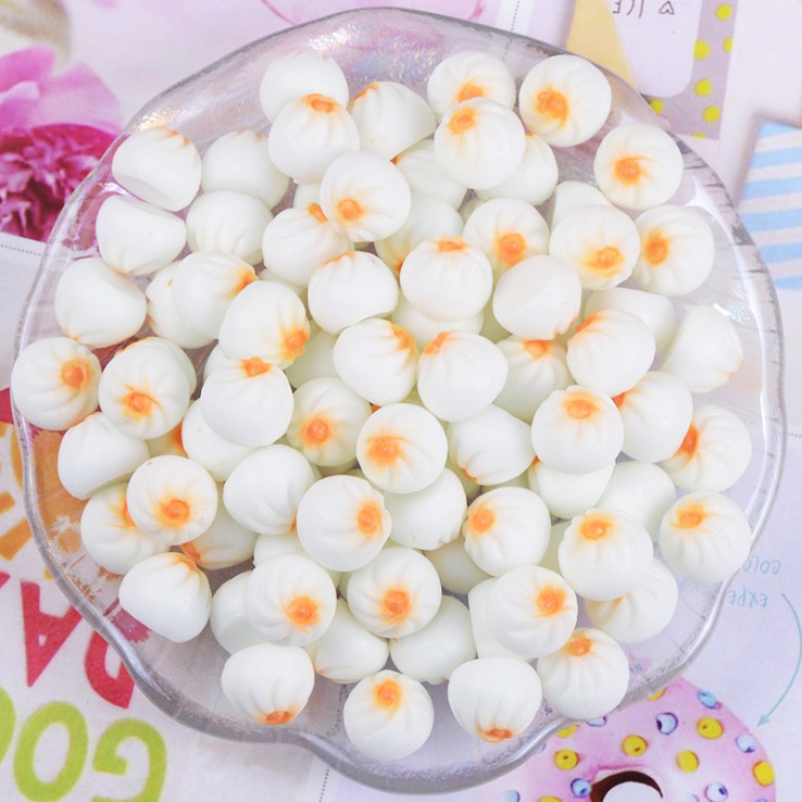 Mô hình Bánh Bao trang trí tiểu cảnh vật dụng làm nhà mô hình quà tặng trang trí