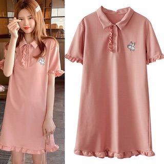 Đầm thiết kế phối bèo đủ size hàng Quảng Châu