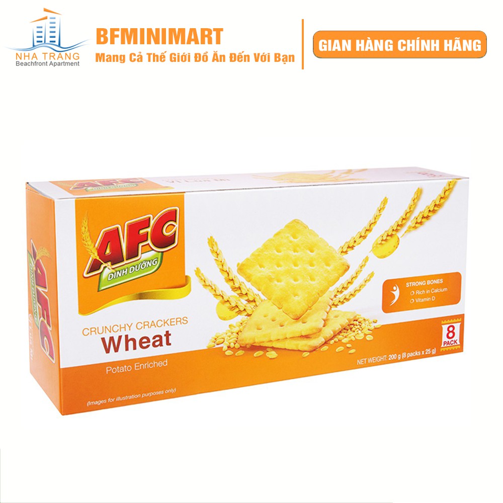 Bánh quy giòn AFC từ 100gr - 200gr - Bánh quy mặn AFC 2 vị siêu ngon bổ dưỡng