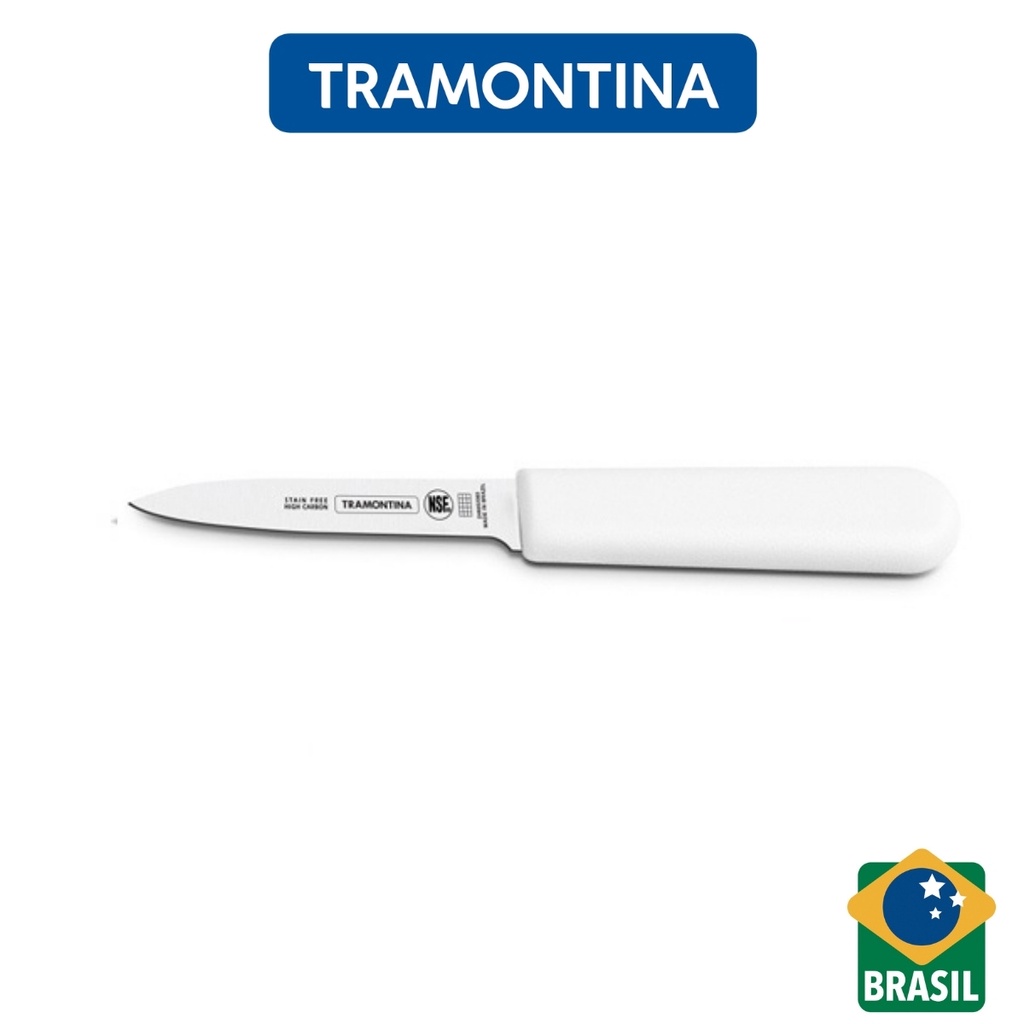 Dao Gọt Tỉa Cán Trắng Tramontina Professional 10cm - TRDA24625/183