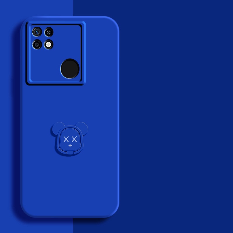 Ốp Điện Thoại Có Giá Đỡ Hình Gấu Cho Xiaomi Redmi 10C 9A 9C 9i 10A 9 10 Prime Power