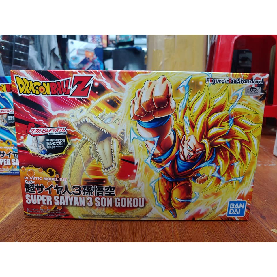 FIGURE RISE STANDARD SON GOKU SSJ3 MÔ HÌNH NHÂN VẬT LẮP RÁP CHÍNH HÃNG MODEL KIT