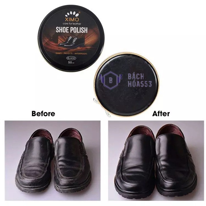 Hộp Xi Đánh Giầy Sáp Shoe Polish XIMO 50ml