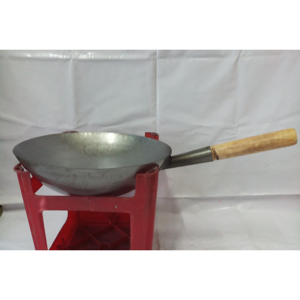 Chảo thép 34CM một tay cầm.