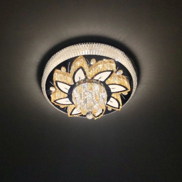 Đèn led ốp trần trang trí phòng khách phòng ngủ có 3 chế độ sáng tặng điều khiển bảo hành 24 tháng - Mã 236/600