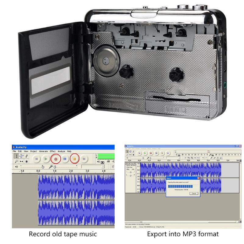 Bộ Chuyển Đổi Băng Cát Sét Siêu USB Sang MP3 Chuyên Dụng Cho Máy Ghi Âm