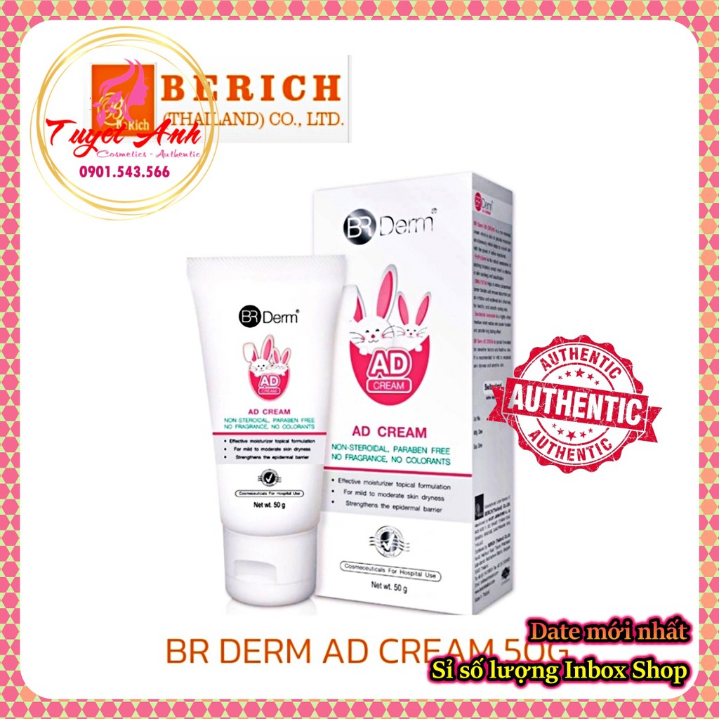 (AUTH) BR DERM AD CREAM 50G - Kem dưỡng ẩm, phục hồi da.