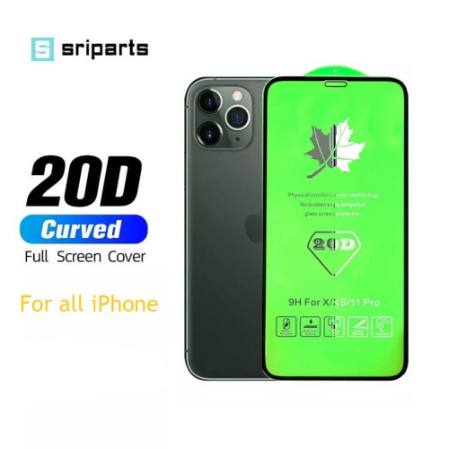 Kính Cường Lực iPhone Full Màn 20D iPhone 6,6s,6 plus,6s plus,7,7 plus,8,8 plus,x,xs,xs max,11,11 pro,11 pro max