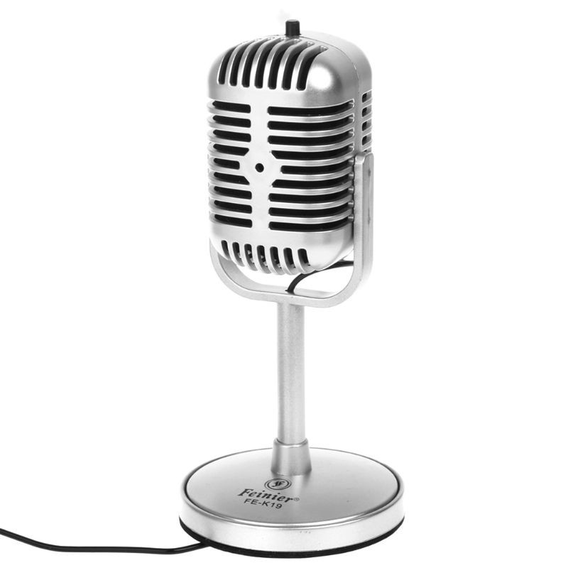 Micro thu âm chuyên nghiệp thiết kế cổ điển kèm giá đỡ chống sốc