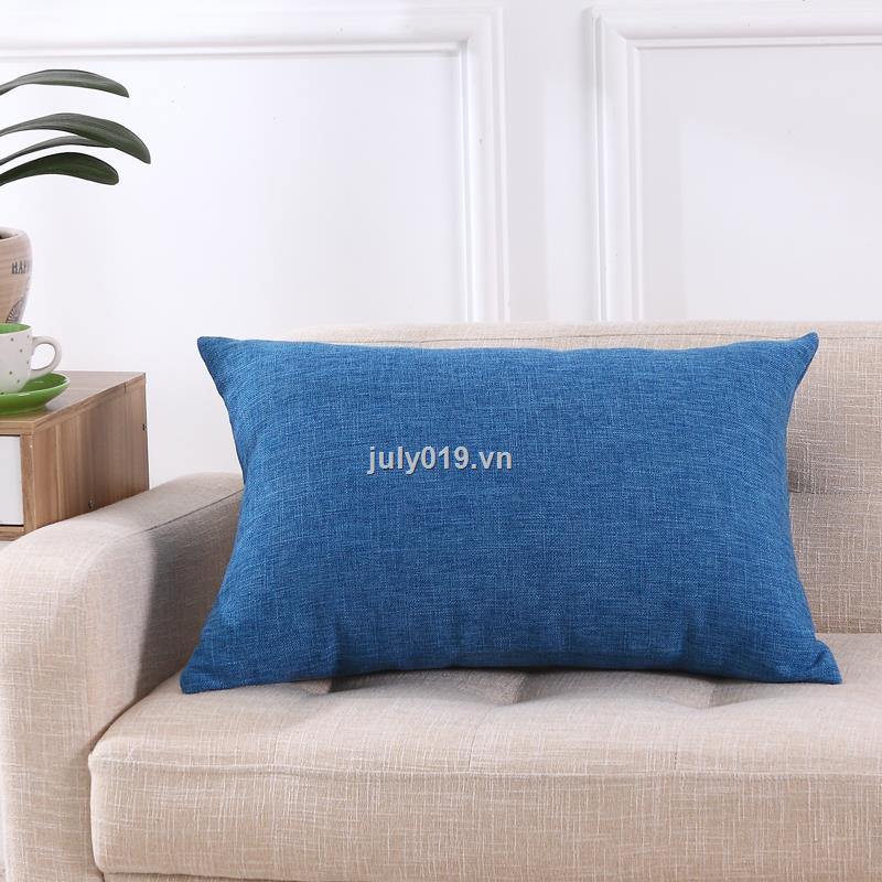 Vỏ Gối Tựa Lưng Sofa Phòng Khách Hình Chữ Nhật Dài Bằng Vải Kích Thước Lớn Tùy Chỉnh Không Lõi