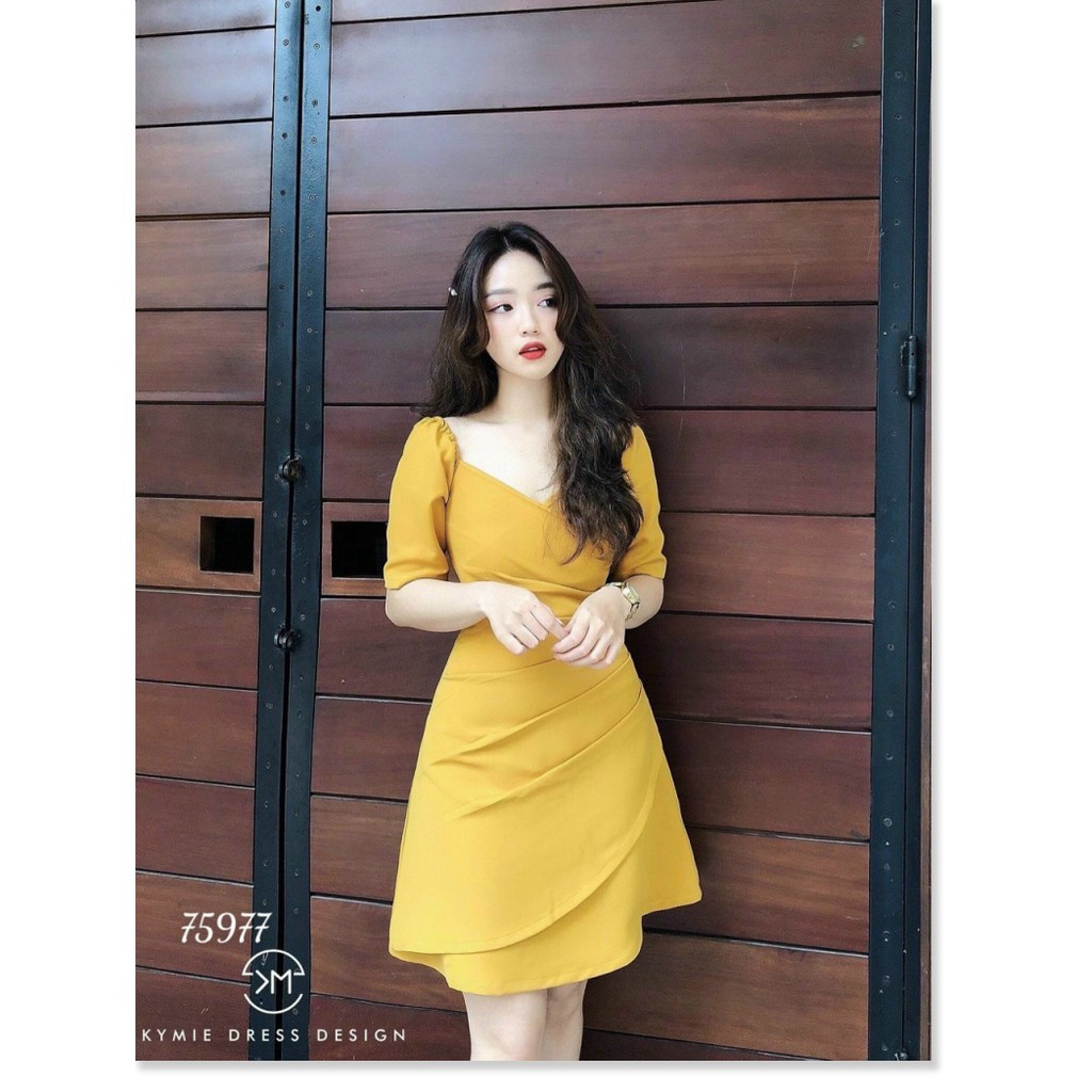 ĐẦM SUÔNG BẮT XẾP KIỂU TÔN DÁNG CHO PHÁI NỮ CÓ ĐỦ SIZE S M L XL XXL