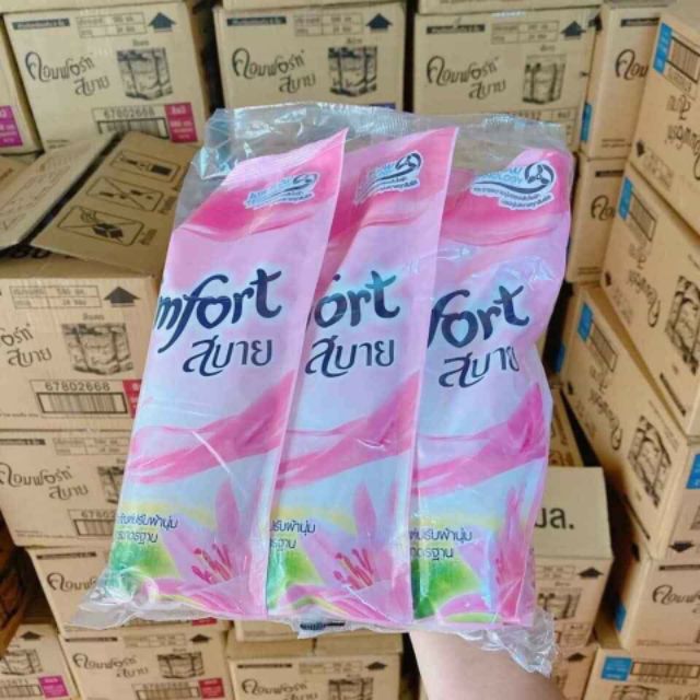 Nước xã vải Comfort Thái Lan Combo 3 gói