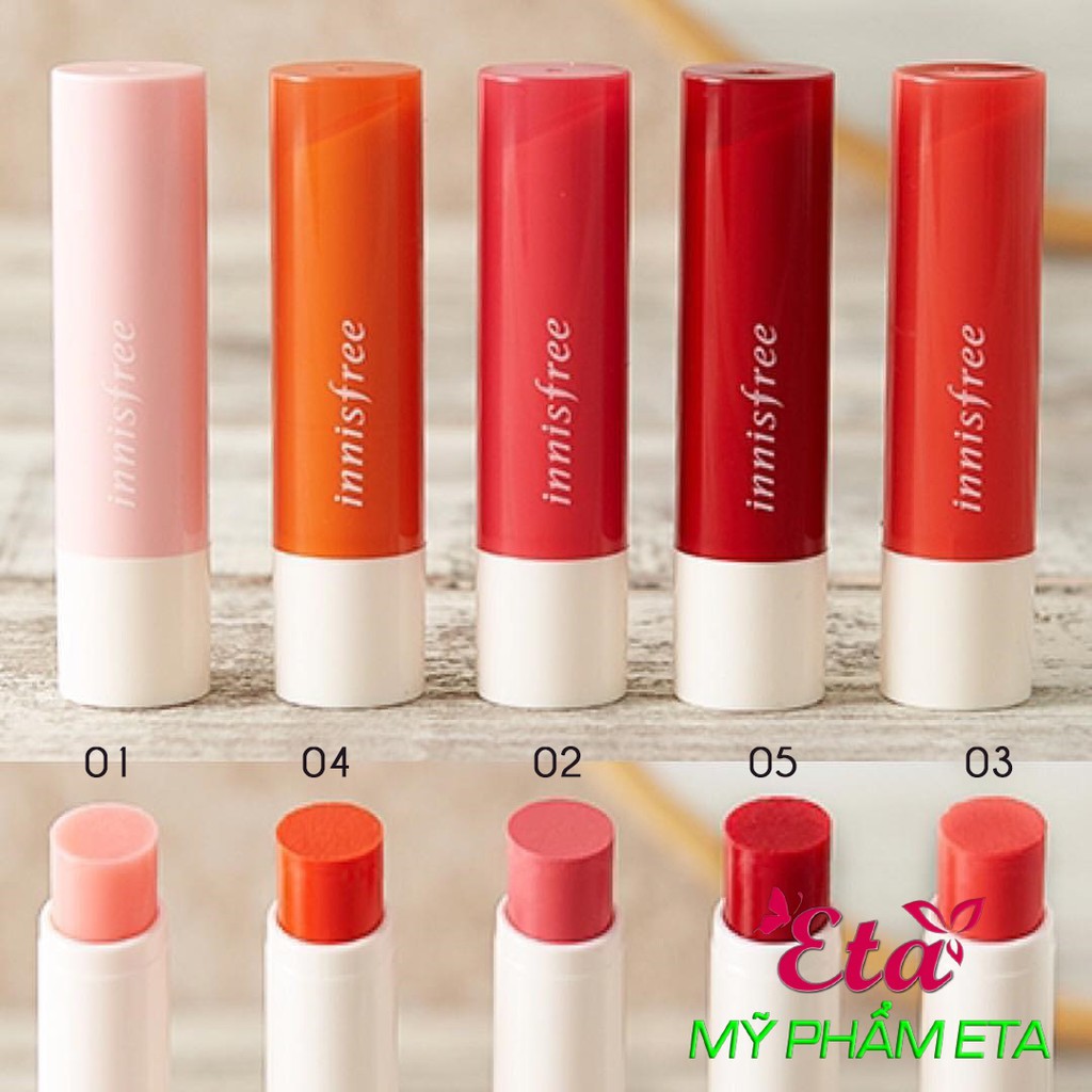 Son dưỡng môi có màu INNISFREE GLOW TINT LIP BALM Hàn Quốc dưỡng mềm, hồng môi 3.5g | BigBuy360 - bigbuy360.vn