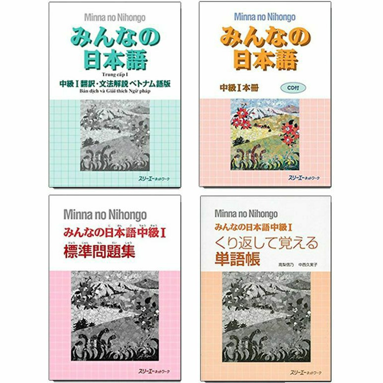 Sách.__.Trọn Bộ Minna No Nihongo Trung Cấp 1
