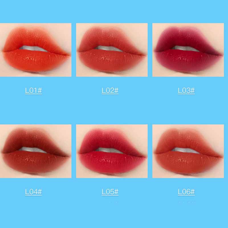 Son kem velvet Heyxi Huanyuanxi Colorful Lip Glaze HS4