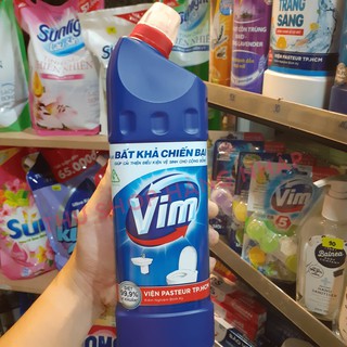 Nước Tẩy Bồn Cầu Vim Diệt Khuẩn - Xanh Biển