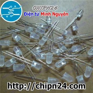 [50 CON] (TK1) Led đục 5mm màu XANH LÁ (DXL5)