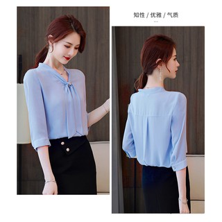 Áo kiểu đính ngọc DENNY