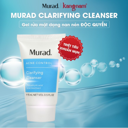 [Mã FMCGMALL -8% đơn 250K] Sữa rửa mặt mụn sạch nhờn Murad mini size 15ml | BigBuy360 - bigbuy360.vn