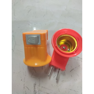 Đui gắn bóng đèn E27 có công tắc