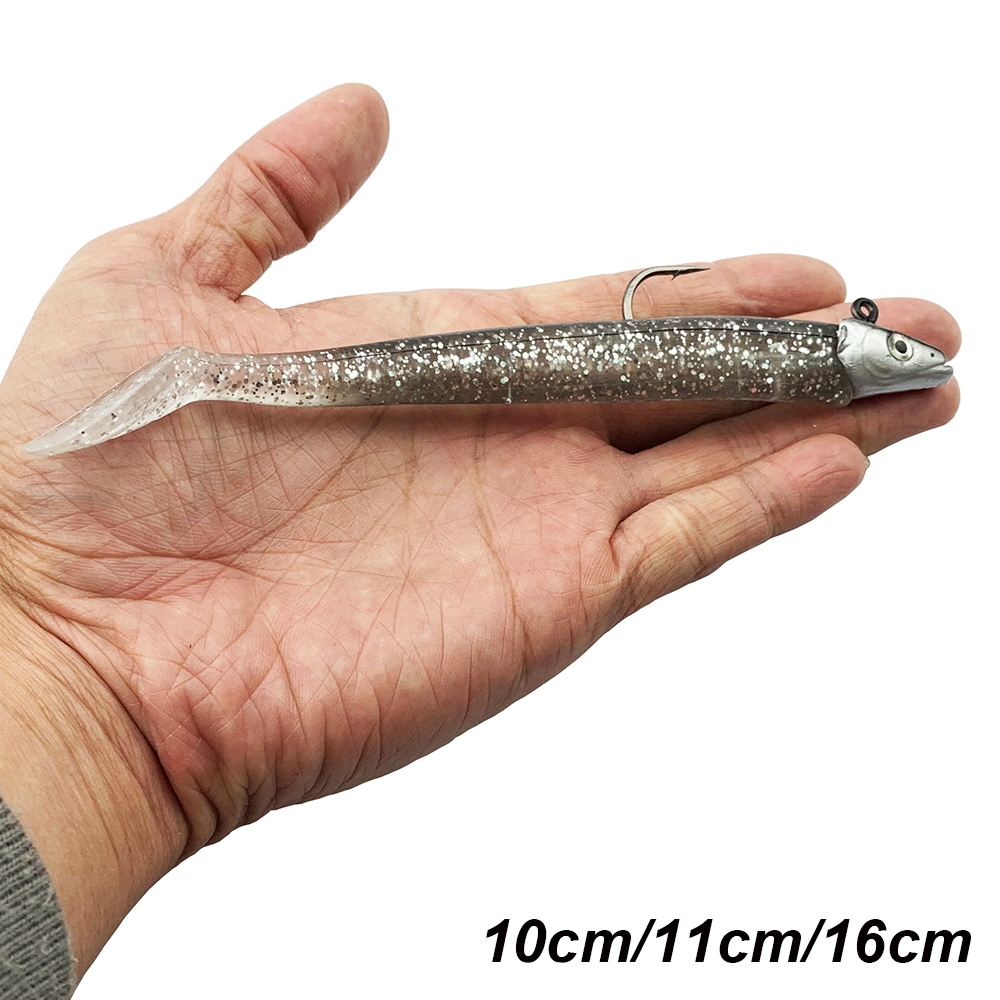 Mồi Câu Cá Giả Bằng Silicone Dạ Quang Chất Lượng Cao 10g 19g 34g