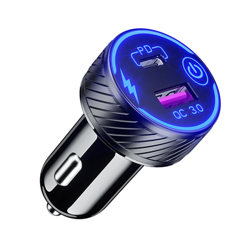 Tẩu Sạc Nhanh QC3 0 Cổng USB Kép C PD Chuyên Dụng Cho Xe Hơi