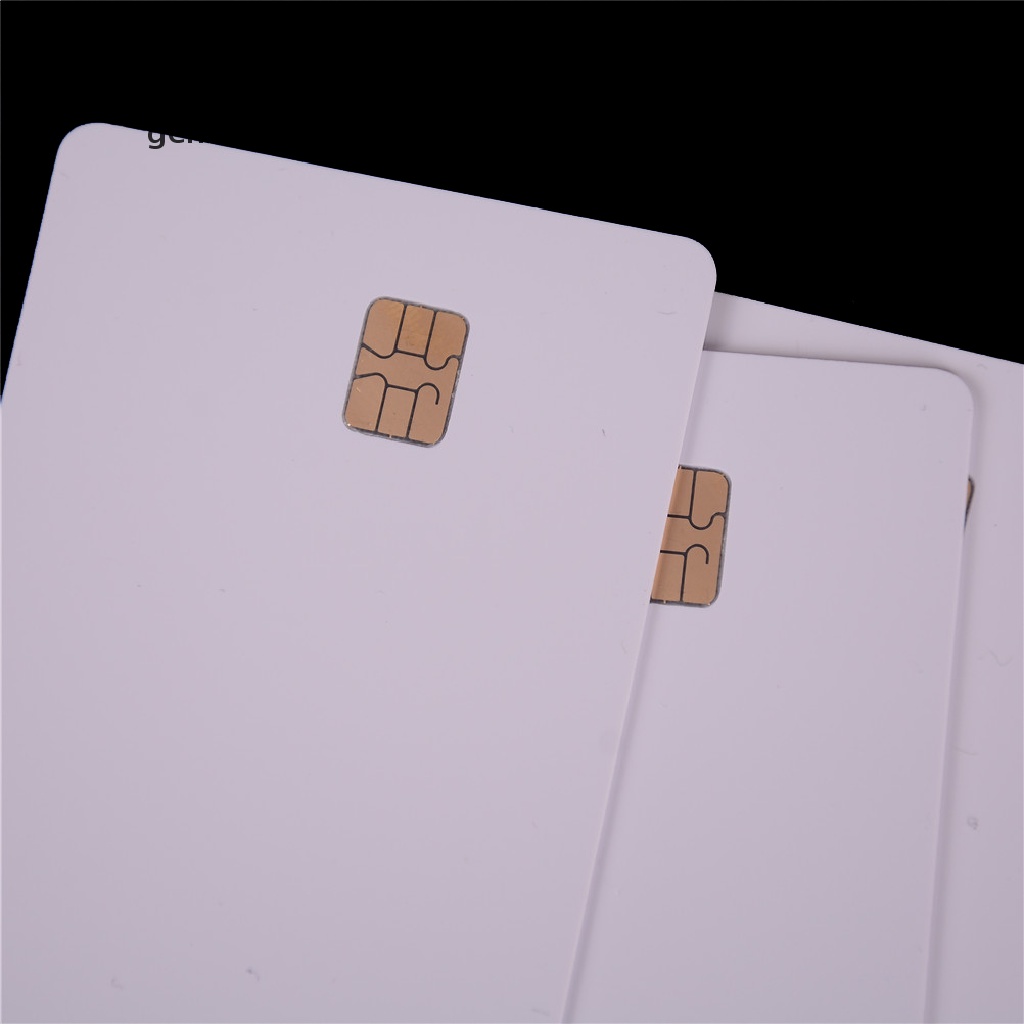 Set 5 thẻ chip thông minh IC sle4442 chip bằng PVC màu trắng
