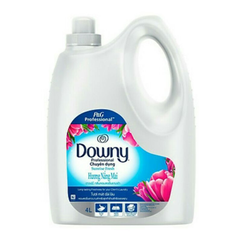 Nước xả vải Downy hương nắng mai 4L.