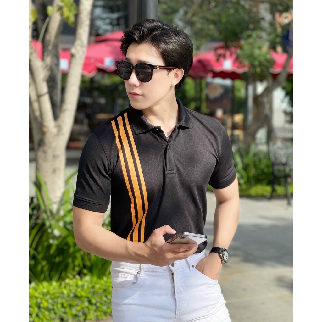 Áo polo nam cổ bẻ vải cá sấu Cotton xuất xịn,chuẩn form, sang trọng - thanh lịch TB09