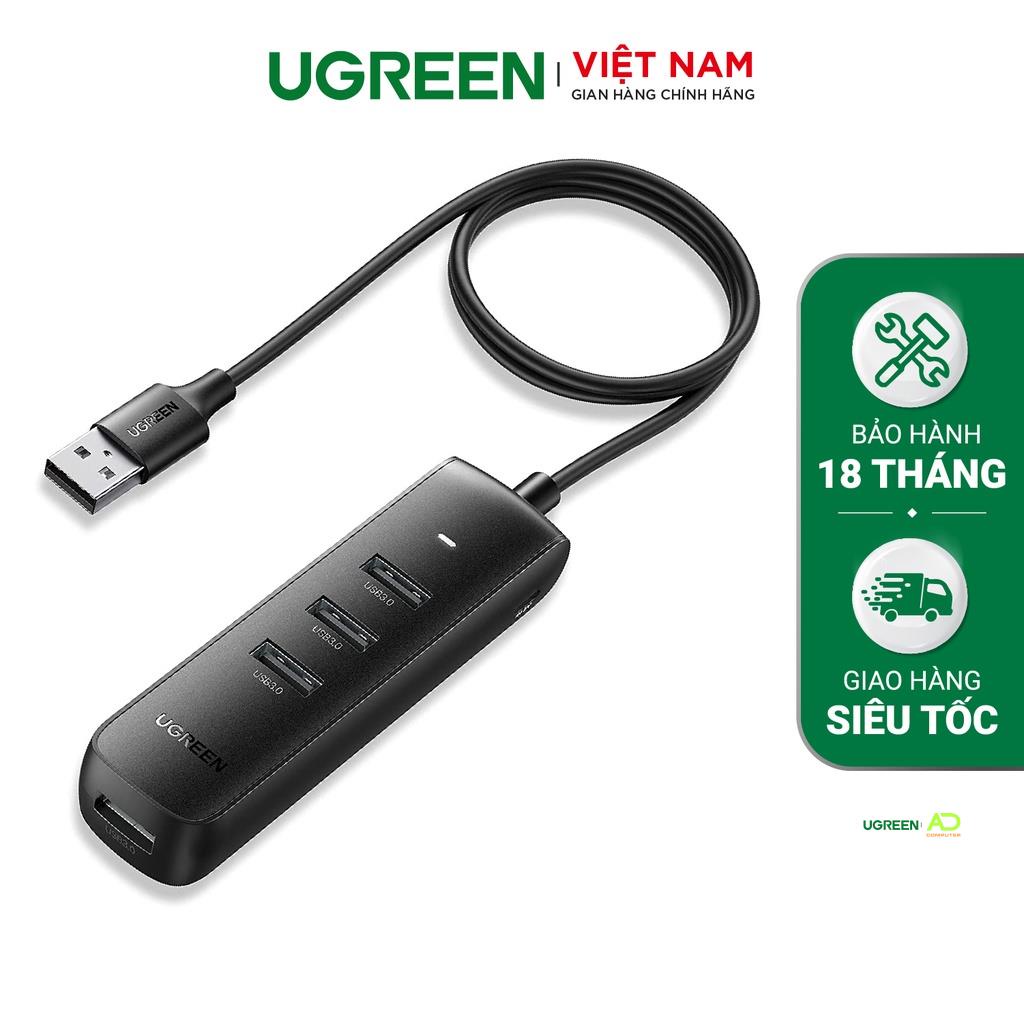 Hub mở rộng 1 cổng ra 4 cổng USB 3.0 UGREEN CM416 - Hàng phân phối chính hãng - Bảo hành 18 tháng