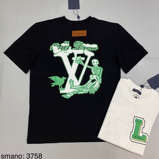 Áo phông nam nữ Lv thiết kế logo mới hot trend 2022