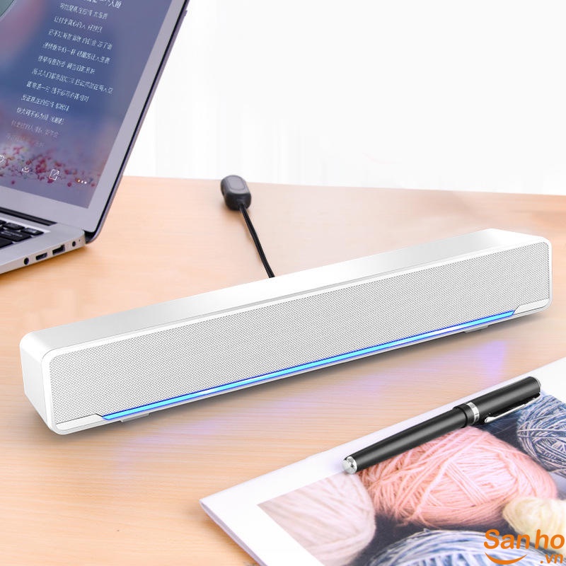 [SALE SỐC] Loa Vi Tính Công Suất Lớn Siêu Trầm SADA V-196 , Có Dải Đèn Led Cao Cấp