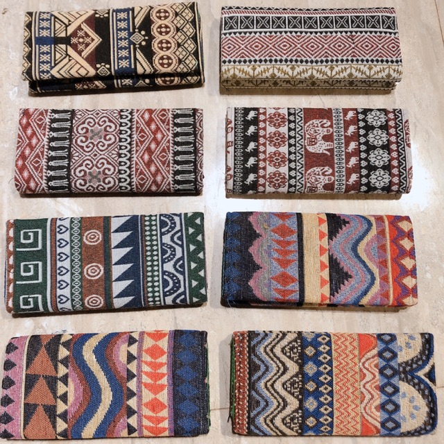 Ví thổ cẩm dài