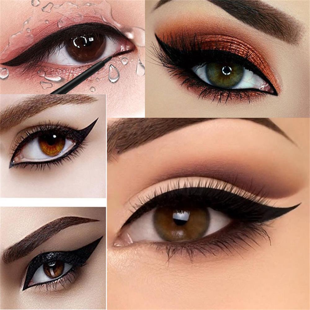 (Hàng Mới Về) Bút Kẻ Mắt Màu Đen Chống Thấm Nước Không Nhòe Lâu Trôi