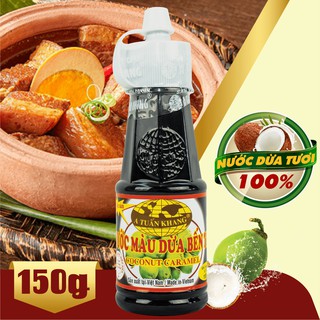Nước Màu Dừa - Nước hàng dừa nguyên chất Bến Tre kho cá thịt A Tuấn Khang 150g
