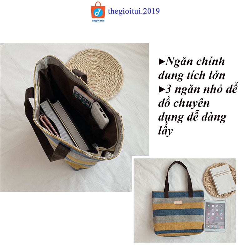 Túi đeo vai nữ cỡ lớn phong cách Vintage thời trang tiện dụng