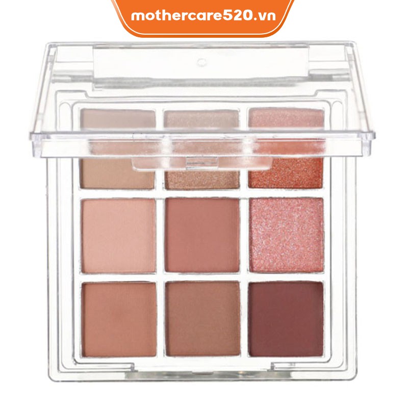 [Hàng mới về] Bảng phấn mắt 9 màu lì/nhũ lấp lánh kháng nước nhỏ gọn | BigBuy360 - bigbuy360.vn